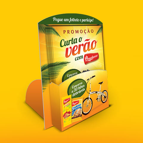 Bauducco, material ponto de venda, display