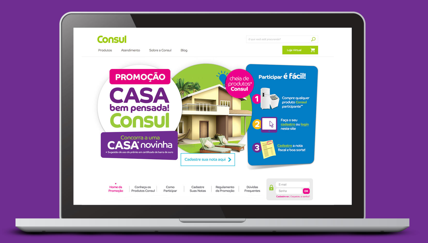 Consul, Site da Promoção 