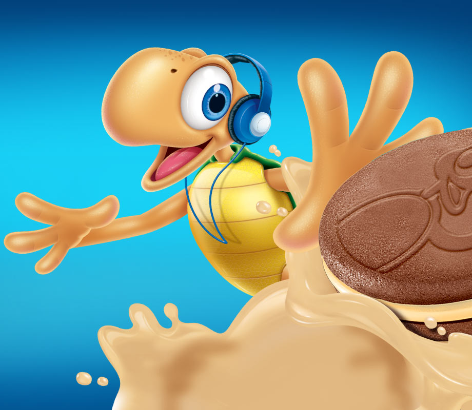 Tortuguita biscoitos recheados