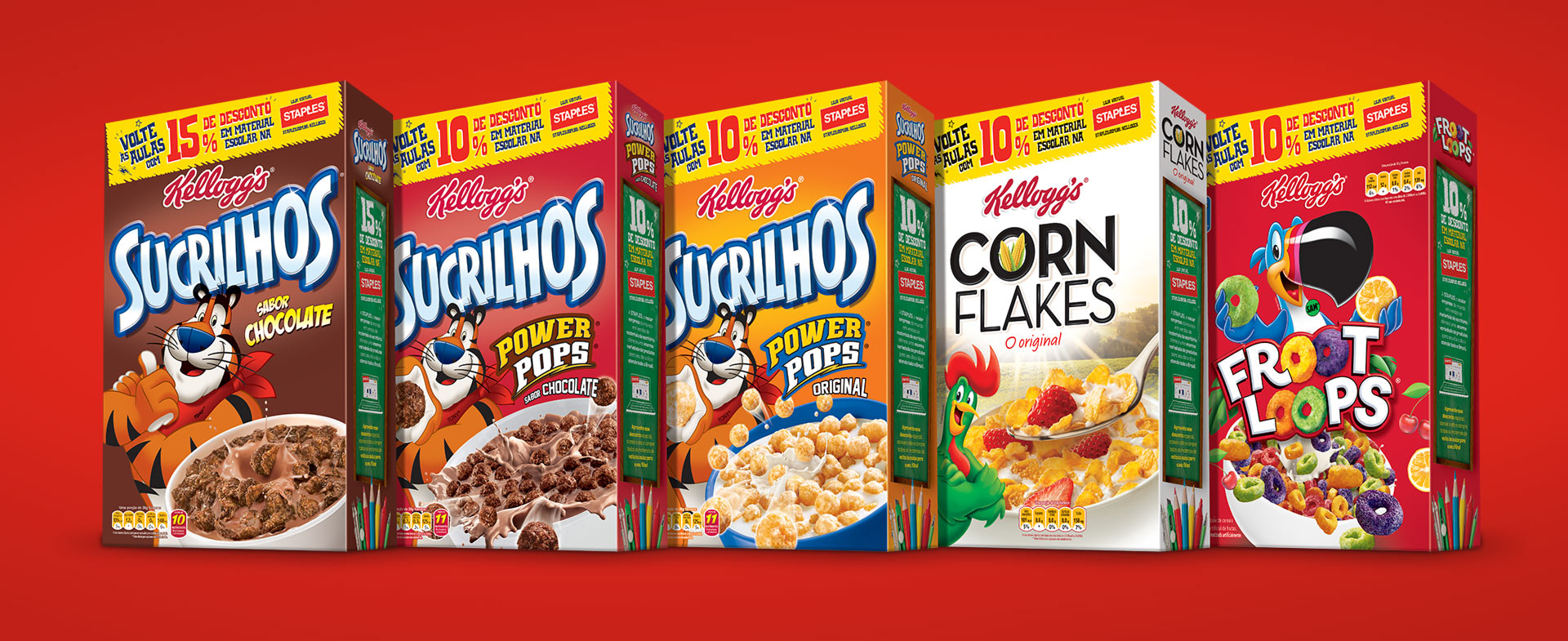 Embalagem Kellogg's volta às aulas