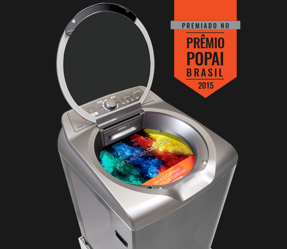Lavadora Brastemp, prêmio Popai Brasil 2015