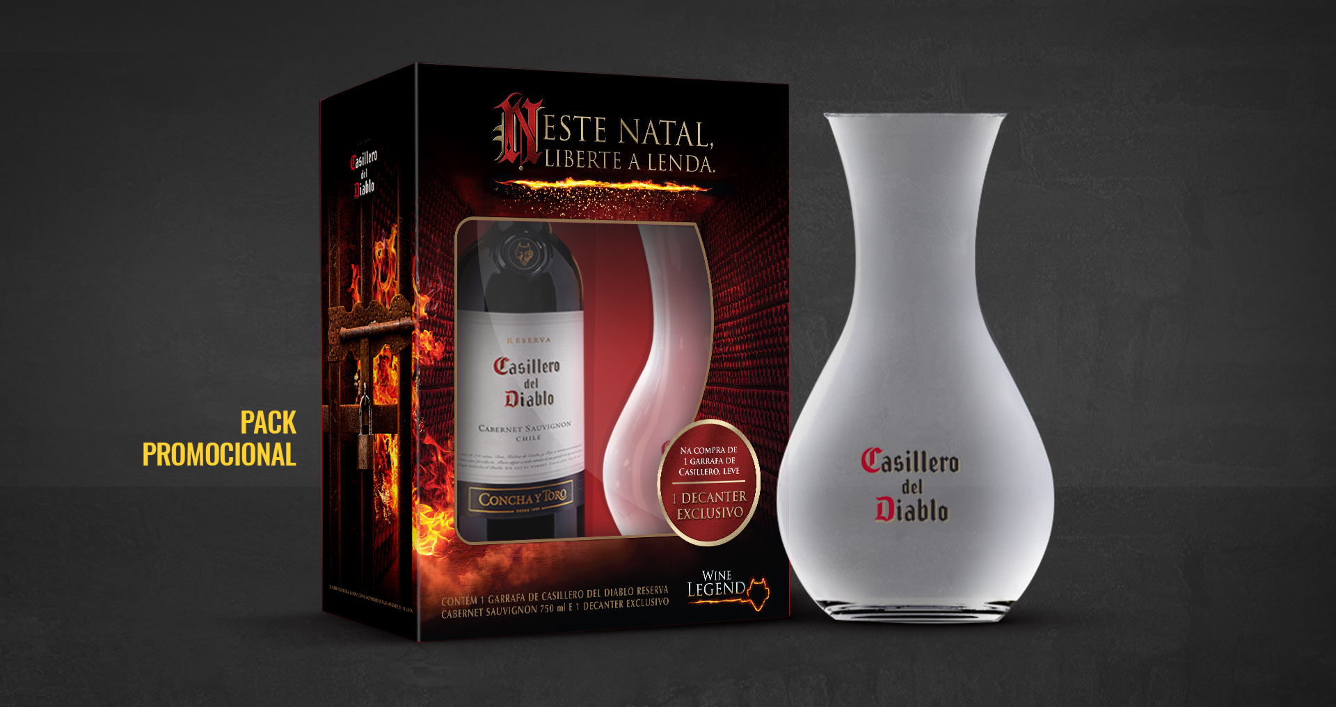 Casillero del Diablo, Vinícola Concha y Toro, pack promocional