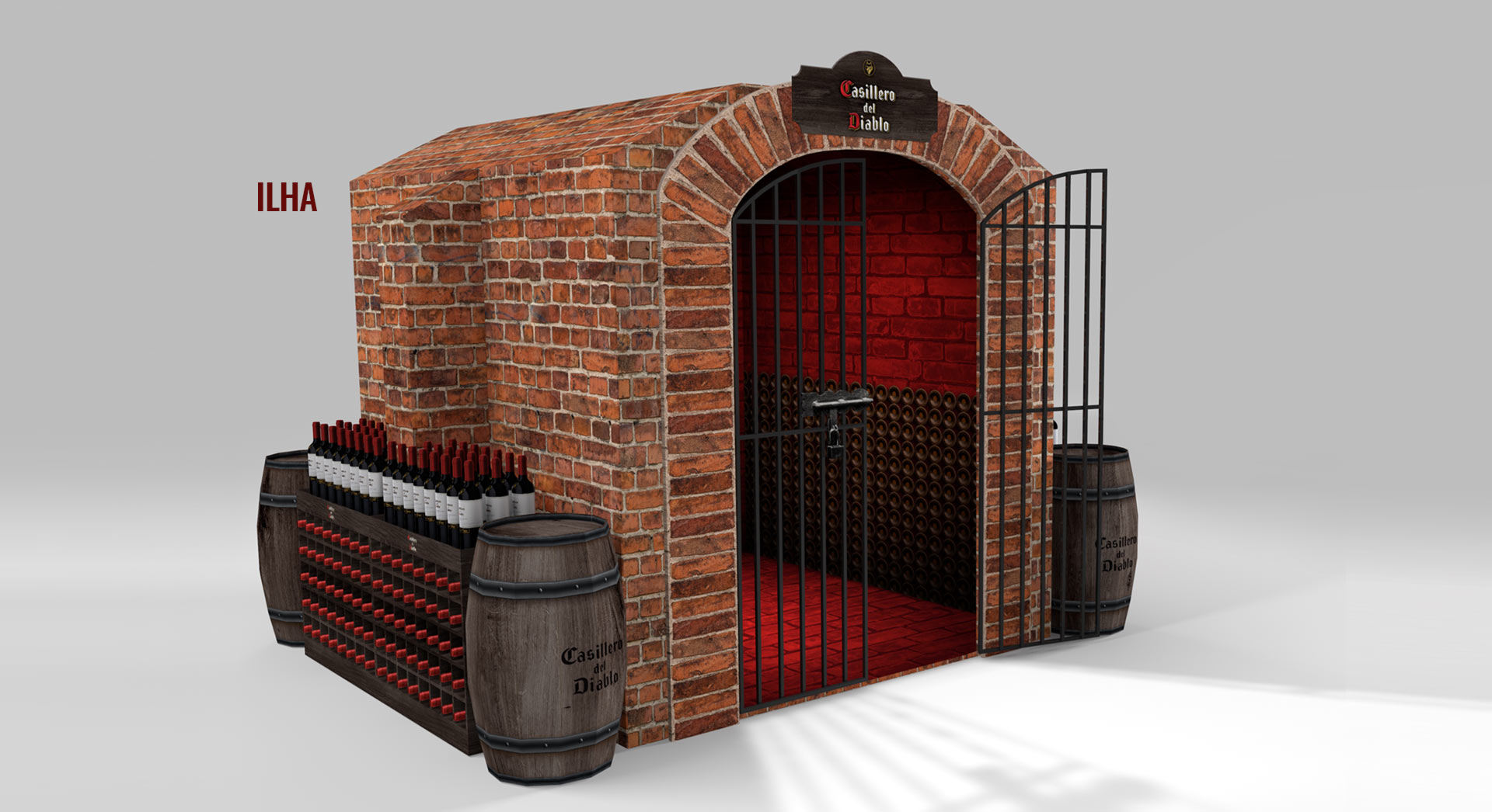 Casillero del Diablo, Vinícola Concha y Toro. Ilha