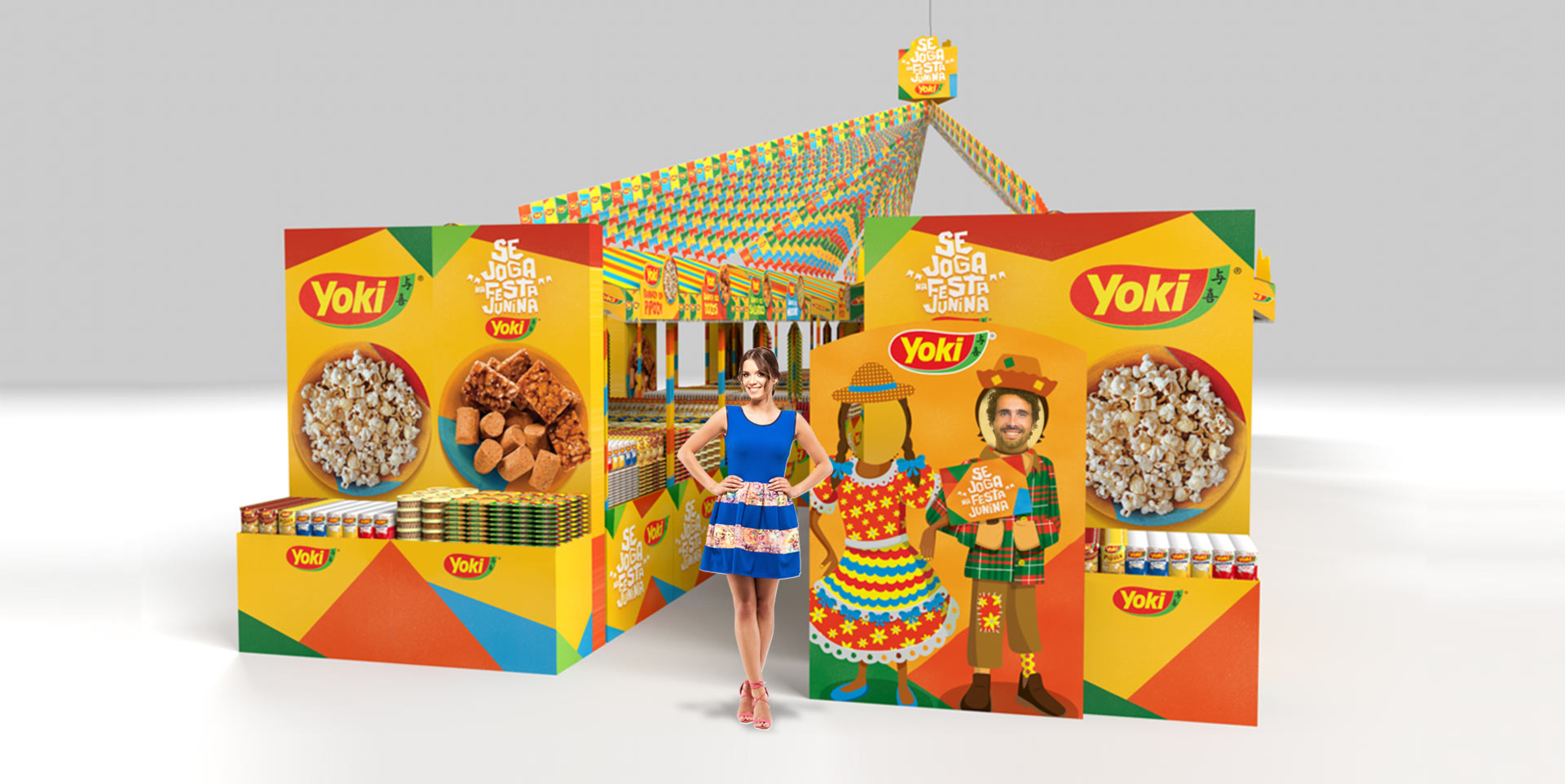 Yoki, promoção festa junina, ponta de gôndola