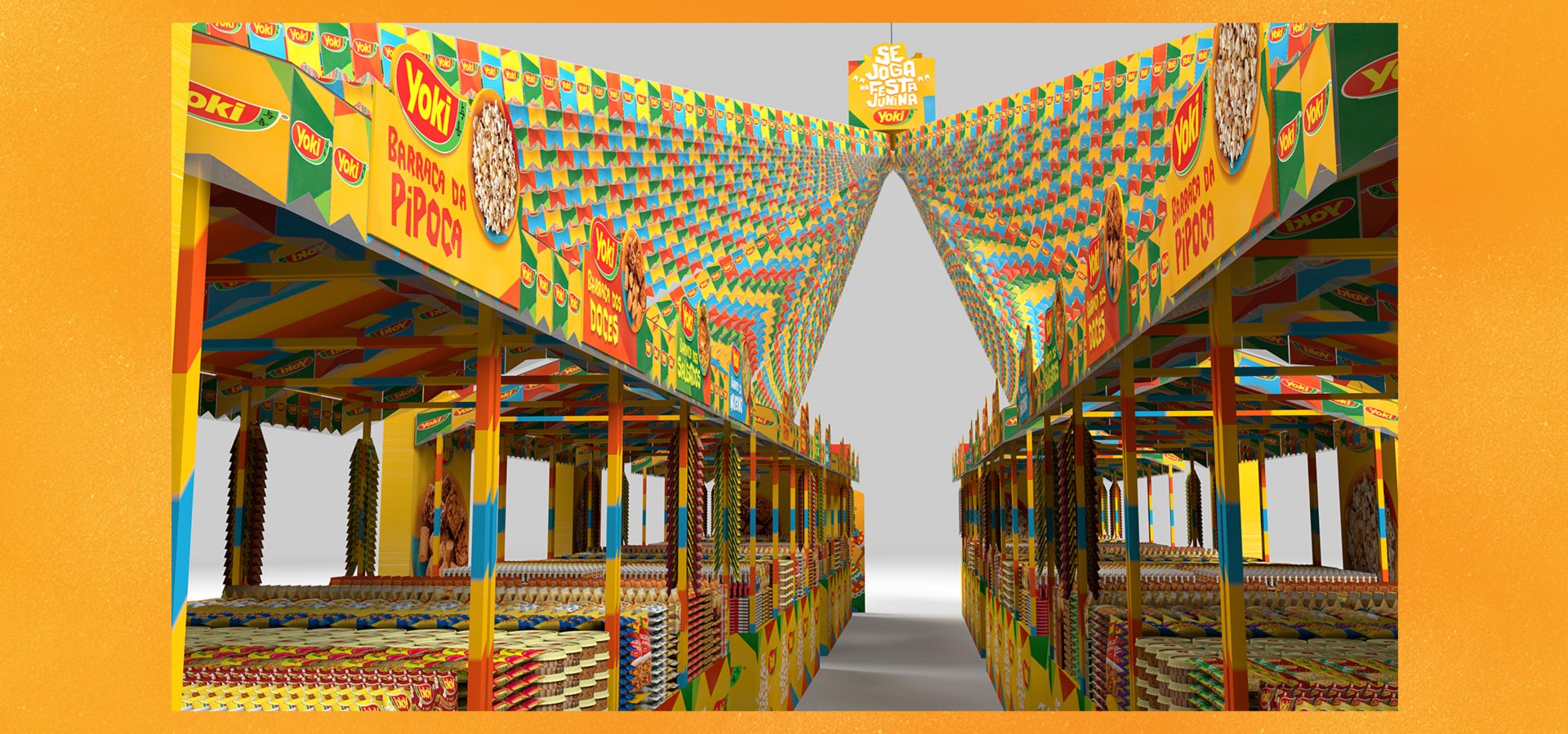 Yoki, promoção festa junina, barracas