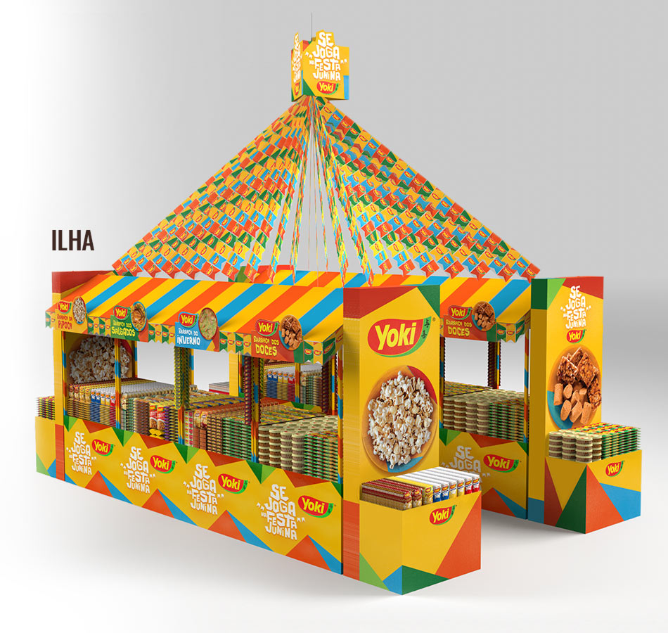 Yoki, promoção festa junina, ilha